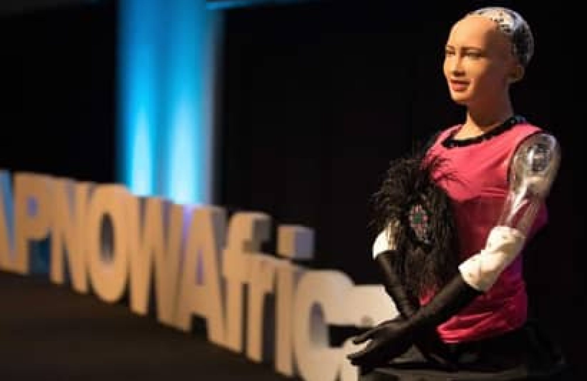 Sophia, the multilingual robot